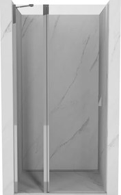 Mexen Mist porta doccia a battente 75 cm, trasparente, cromo - 8A4-075-000-01-00