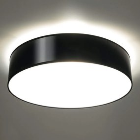 Plafoniera da Soffitto Tonda in PVC 2xE27 ARENA 35 Nera da interno