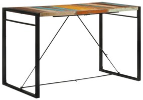 Tavolo Da Bar 175x90x110 Cm İn Legno Massello Di Recupero /