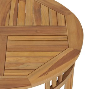 Tavolo da pranzo Ø 80 cm in legno massello di teak