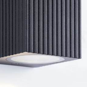 Brilliant - Applique da esterno JELANI 1xGU10/10W/230V IP44 nero