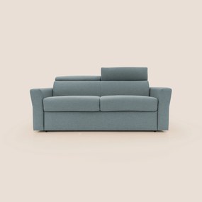 Avalon divano letto 100% ecosostenibile con materasso alto 18 cm in tessuto smacchiabile T05