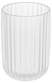 Portaspazzolino Bianco Trasparente in Plastica AS