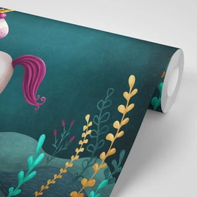 Carta da parati autoadesiva – Unicorno fiabesco