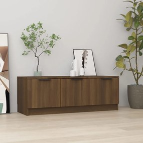 Mobile Tv Marrone Rovere 102x35x36,5 Cm İn Legno Multistrato /