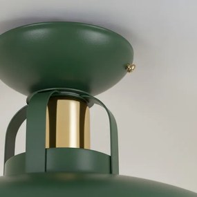 Brilagi - Lampadario a plafone FLAMENGO 1xE27/60W/230V verde