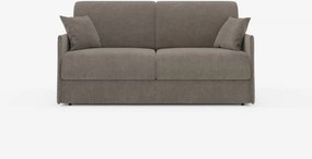 Evans divano letto matrimoniale sfoderabile - design compatto e vano porta guanciali in tessuto smacchiabile T23