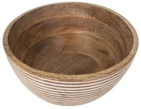 Ciotola in legno di colore naturale ø 24 cm Mango - Orion