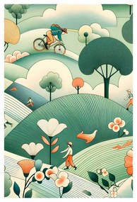 Quadro su tela – Giornata di primavera nella natura
