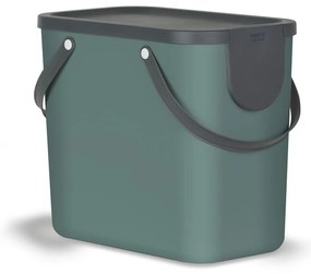 Bidone per rifiuti in plastica riciclata da 25 l Albula - Rotho