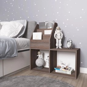 Portariviste Bimbi Grigio Rovere Sonoma 71x30x78,5 Multistrato /