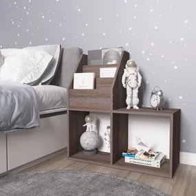 Portariviste Bimbi Grigio Rovere Sonoma 71x30x78,5 Multistrato /