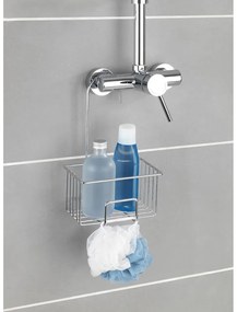 Mensola da bagno da appendere color argento lucido in acciaio inox Milito – Wenko