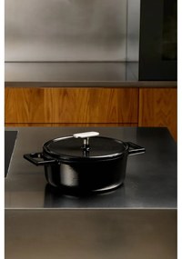 Casseruola in ghisa con coperchio incluso adatta all'induzione 2 l Mattia 3.0 – FABINI