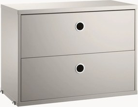 Cassettiera String System, larg. 58 x prof. 30 cm