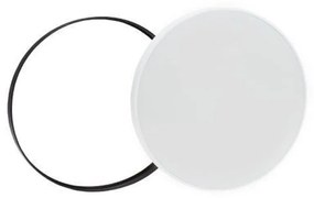 Plafoniera LED 18W  IP54 2.350lm - Ø250mm - Doppia Cornice - 3CCT Colore Bianco Variabile CCT