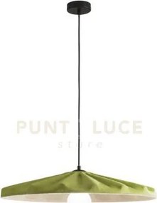 Lampadario a sospensione wimbledon in feltro verde paralume 69cm 1 ...