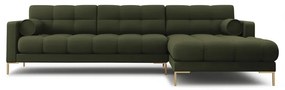 Divano angolare verde (angolo destro) Bali - Cosmopolitan Design