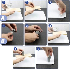 Set di 2 copri stufe in vetro grigio Universal - Wenko