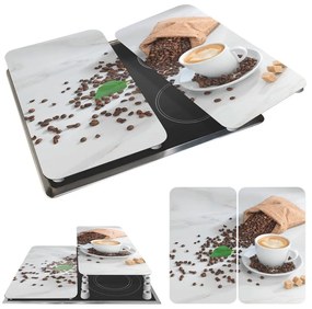 Coperchi per stufe in vetro temperato in set da 2 52x30 cm Café Aromatica - Maximex