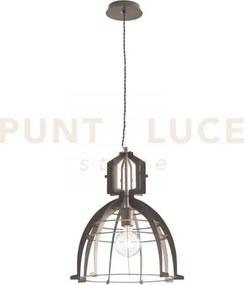 Lampadario a sospensione urban in metallo bronzo 1 luce attacco e27...