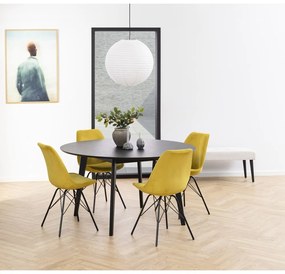 Sedia da pranzo gialla Eris - Actona