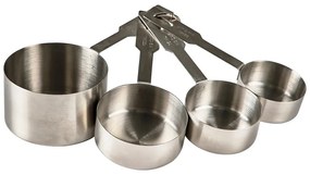 Set di 4 misurini in acciaio - Blomsterbergs