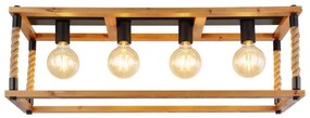 Globo 15691-4D - Plafoniera VERNON 4xE27/60W/230V