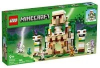 Lego minecraft (21250). la fortezza del golem di ferro