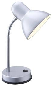 Globo 2487- Lampada da tavolo BASIC 1xE27/40W/230V argento