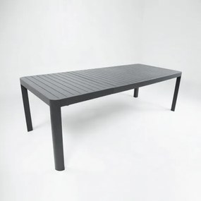 Tavolo In Alluminio Allungabile Telescopico 100x230-300 Cm Telex Antracite