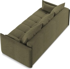 Divano color kaki allungabile/con contenitore 225 cm Moku – Makamii