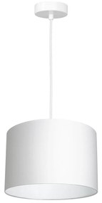 Lampadario a sospensione con filo ARDEN 1xE27/60W/230V diametro 25 cm bianco