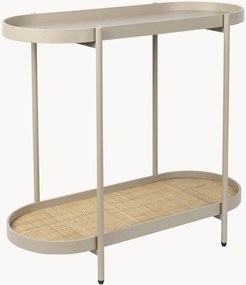 Consolle con ripiano in rattan Amaya