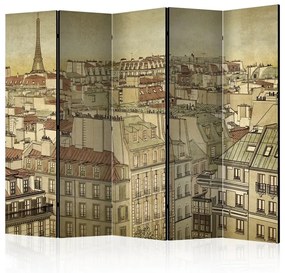 Paravento  Good bye Paris! II [Room Dividers]  Colore ---, Dimensioni e Misure 225x172