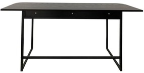 Tavolo consolle nero con effetto frassino 40x140 cm Darlington – Actona