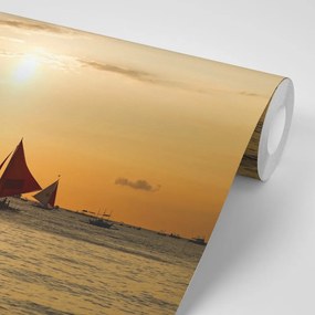 Carta da parati autoadesiva – Tramonto sul mare