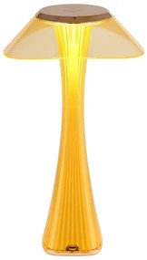 Globo 21025A-LED Lampada da tavolo ricaricabile dimmerabile AMBRA LED/2,5W/3,7V 2700K/4500K/6500K oro