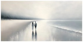 Quadro su tela – Innamorati sulla costa