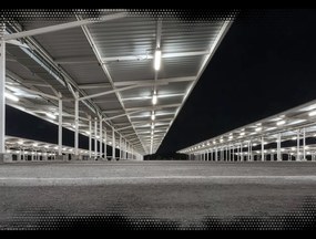 Plafoniera LED 120cm 38W 5.900lm (155lm/W) Certificato PZH Colore Bianco Naturale 4.000K