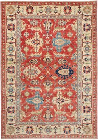 Kazak Tappeto 170x240 Rosso (Pakistan) Annodato A Mano