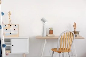 Kanlux 36260 - Lampada da tavolo LARATA 1xE27/5W/230V bianca