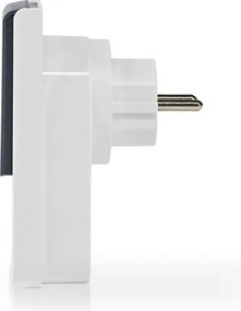 Nedis Wi-FiPO120EWT presa smart esterna 3680W/TYPE/230V Wi-Fi IP44