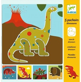 Stencil illustrati - dinosauri