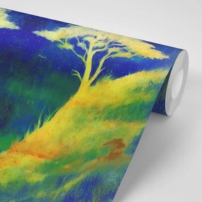 Carta da parati – Coppia di alberi magica