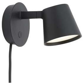 Muuto - Tip Applique da Parete Nero Muuto