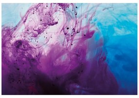 Carta da parati autoadesiva – Astrazione magica viola-blu