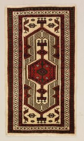 Sarouk Tappeto 60x110 (Iran) Annodato A Mano