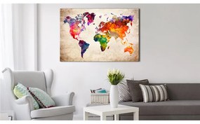 Quadro Colourful Universe  Colore colorful, Dimensioni e Misure 120x80