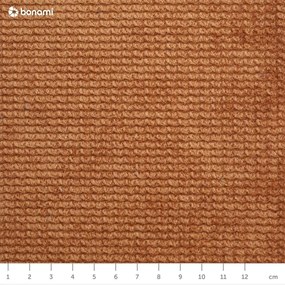 Divano marrone allungabile/con contenitore con rivestimento in velluto a coste 215 cm Bjork – Bonami Selection